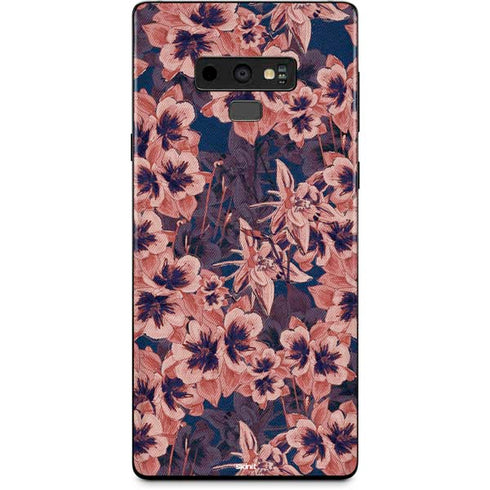Dark Tapestry Floral Galaxy Note 9 Skin