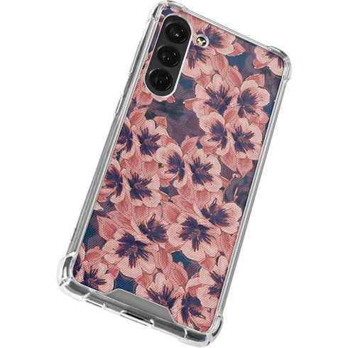Dark Tapestry Floral Galaxy S24 FE Clear Case