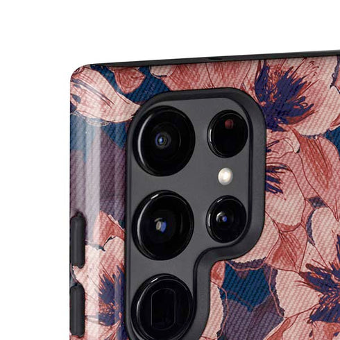 Dark Tapestry Floral Galaxy S25 Ultra Impact Case