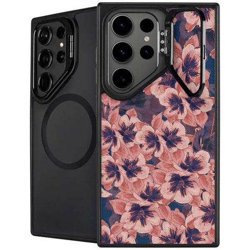 Dark Tapestry Floral Galaxy S25 Ultra Kickstand Case
