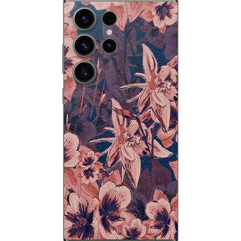 Dark Tapestry Floral Galaxy S24 Ultra Skin