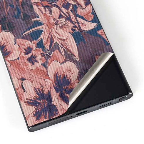 Dark Tapestry Floral Galaxy S25 Ultra Skin