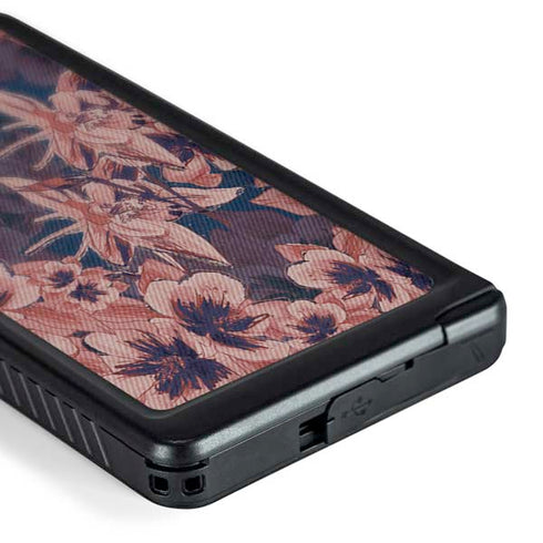 Dark Tapestry Floral Galaxy S24 Ultra Waterproof Case