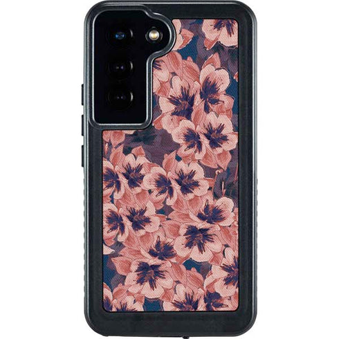 Dark Tapestry Floral Galaxy S24 Waterproof Case