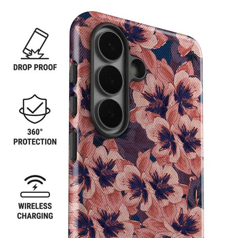Dark Tapestry Floral Galaxy S26 Impact Case