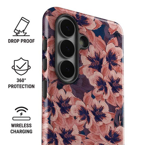 Dark Tapestry Floral Galaxy S26 Plus Impact Case
