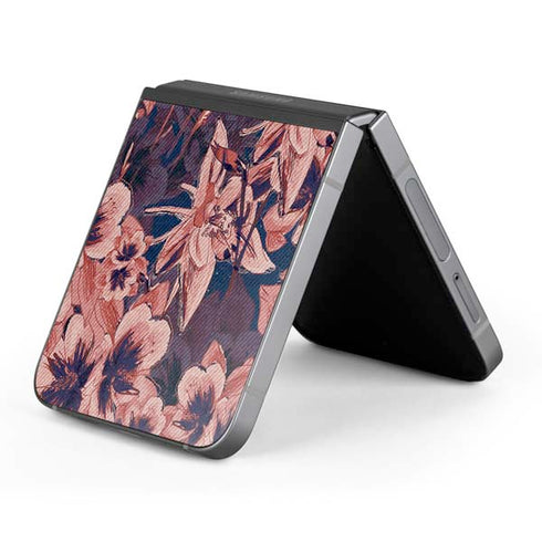 Dark Tapestry Floral Galaxy Z Flip6 Skin