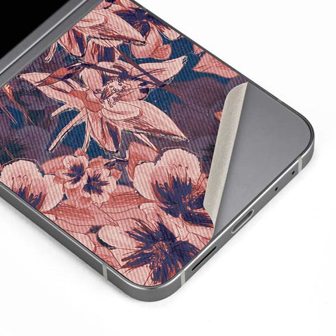 Dark Tapestry Floral Galaxy Z Flip6 Skin