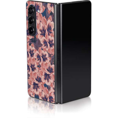 Dark Tapestry Floral Galaxy Z Fold5 5G Skin