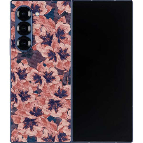 Dark Tapestry Floral Galaxy Z Fold6 Skin