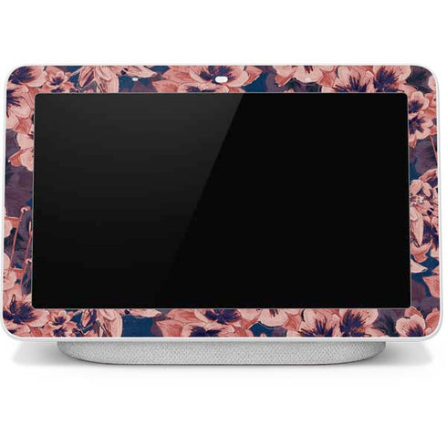 Dark Tapestry Floral Google Home Hub Skin