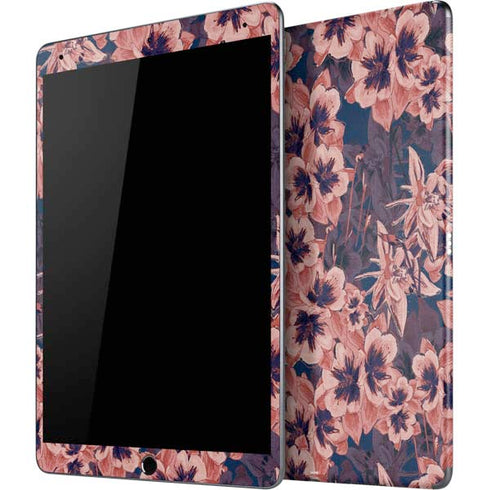 Dark Tapestry Floral iPad Skins
