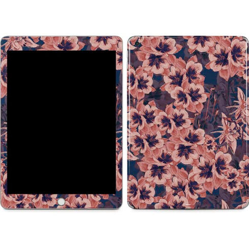 Dark Tapestry Floral Apple iPad Skin