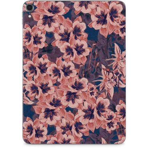 Dark Tapestry Floral Apple iPad Pro Skin