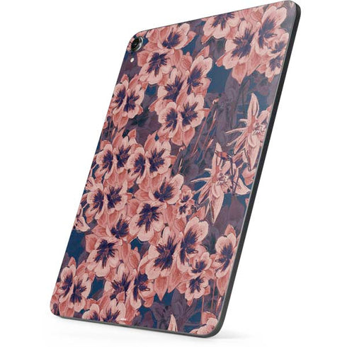 Dark Tapestry Floral Apple iPad Pro Skin