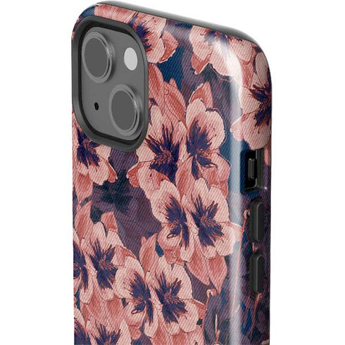 Dark Tapestry Floral iPhone 15 Impact Case