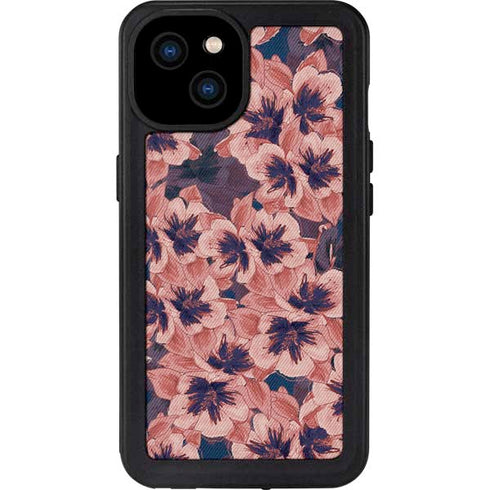 Dark Tapestry Floral iPhone 15 Plus Waterproof Case