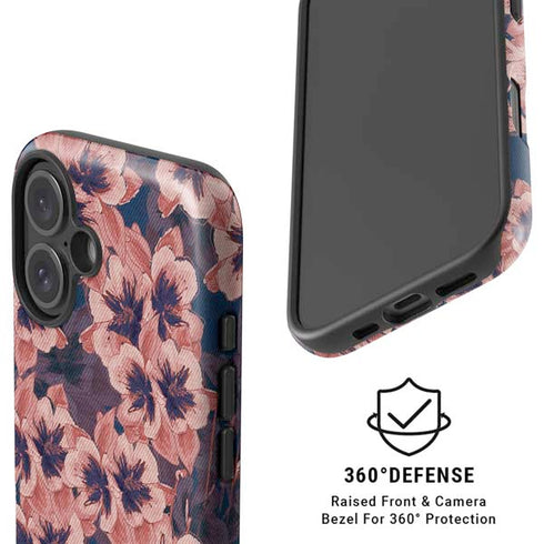 Dark Tapestry Floral iPhone 16 Magsafe Impact Case