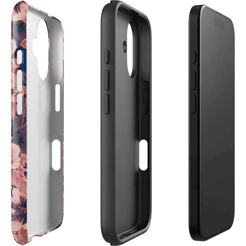 Dark Tapestry Floral iPhone 16 Plus Impact Case