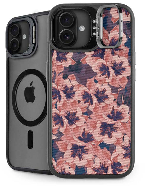 Dark Tapestry Floral iPhone 16 Plus Kickstand Case