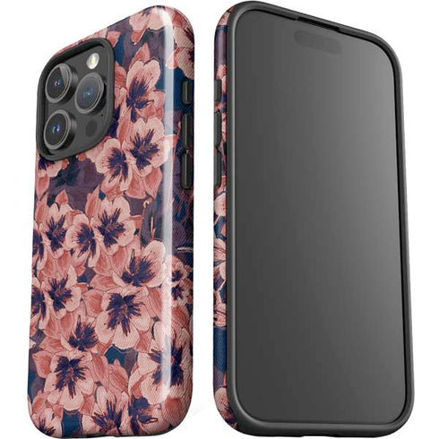 Dark Tapestry Floral iPhone 16 Pro Impact Case