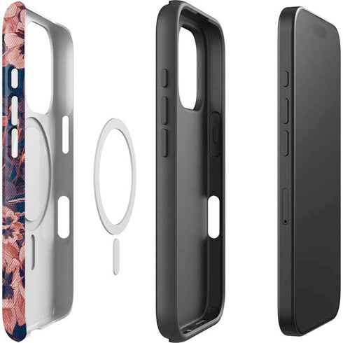 Dark Tapestry Floral iPhone 16 Pro Magsafe Impact Case