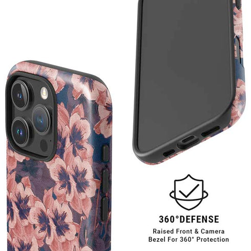 Dark Tapestry Floral iPhone 16 Pro Magsafe Impact Case