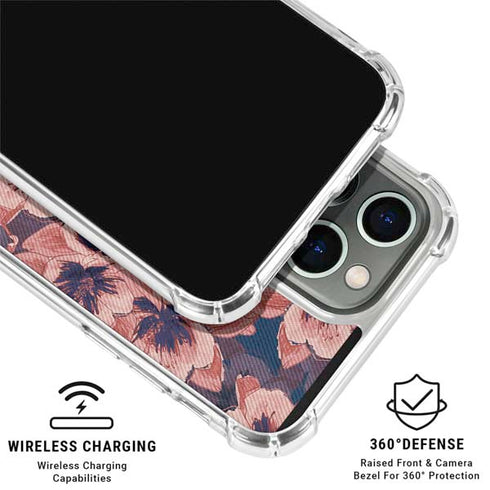 Dark Tapestry Floral iPhone 16 Pro Max Clear Case