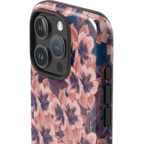 Dark Tapestry Floral iPhone 16 Pro Max Impact Case