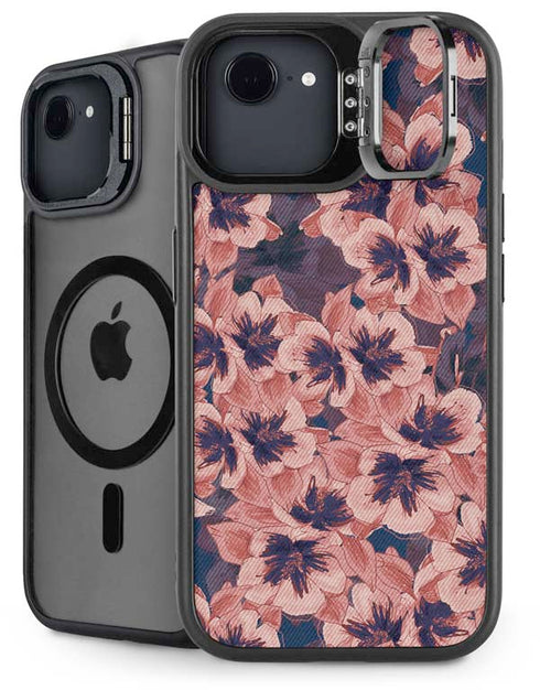 Dark Tapestry Floral iPhone 16e Kickstand Case