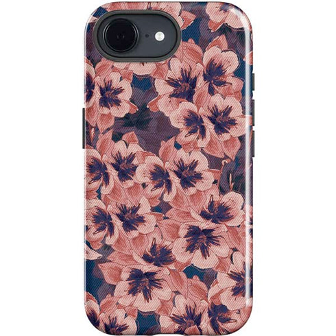 Dark Tapestry Floral iPhone 16e Impact Case