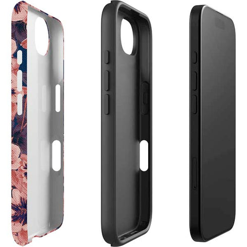 Dark Tapestry Floral iPhone 16e Impact Case
