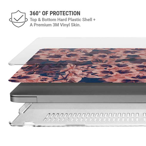 Dark Tapestry Floral MacBook Pro 14in (2021-24) Case plus Skin