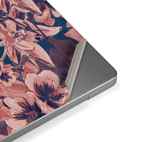Dark Tapestry Floral Apple MacBook Pro 14-inch Skin