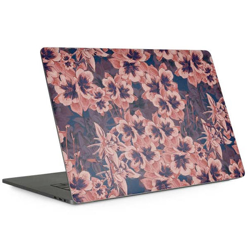 Dark Tapestry Floral MacBook Skins