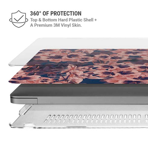 Dark Tapestry Floral MacBook Cases