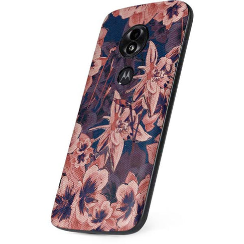 Dark Tapestry Floral Moto E5 Play Skin