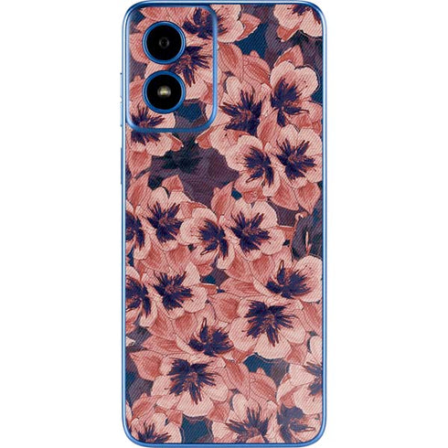 Dark Tapestry Floral Moto G Play 4G (2024) Skin