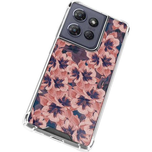 Dark Tapestry Floral Moto G Play 5G (2025) Clear Case