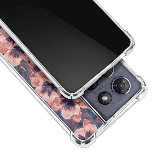 Dark Tapestry Floral Moto G Play 5G (2025) Clear Case