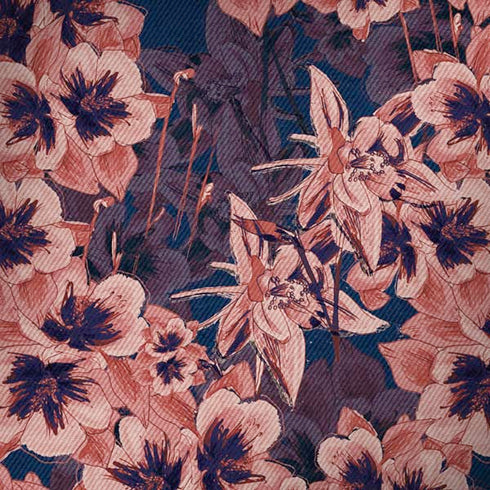 Dark Tapestry Floral Moto G6 Skin