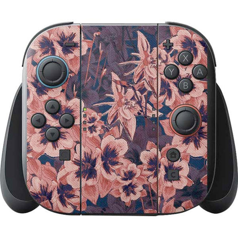 Dark Tapestry Floral Nintendo Switch 2 (2025) with Joy-Con Skin