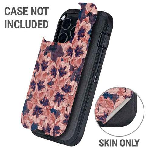 Dark Tapestry Floral Otterbox Defender iPhone Skin