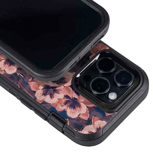 Dark Tapestry Floral Otterbox Defender iPhone Skin