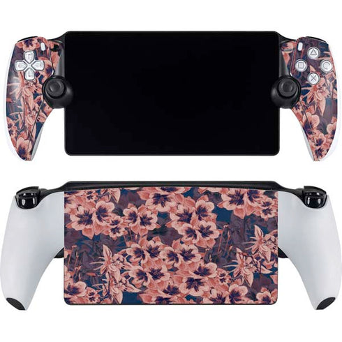 Dark Tapestry Floral PlayStation Portal Remote Player Skin