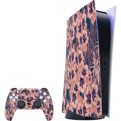 Dark Tapestry Floral PlayStation PS5 Skins