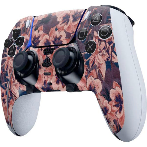 Dark Tapestry Floral PS5 DualSense Edge Pro Controller Skin