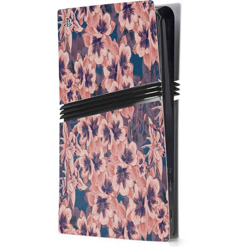 Dark Tapestry Floral PS5 Pro Console Skin