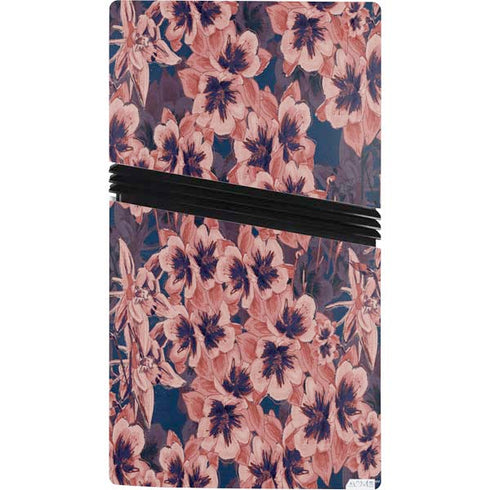 Dark Tapestry Floral PS5 Pro Console Skin