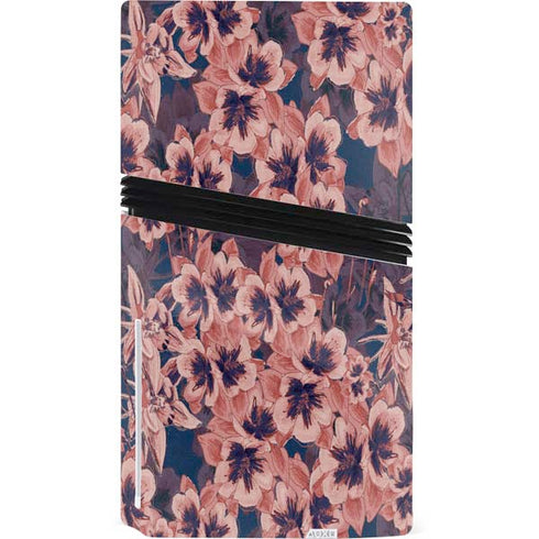 Dark Tapestry Floral PS5 Pro Disk Console Skin